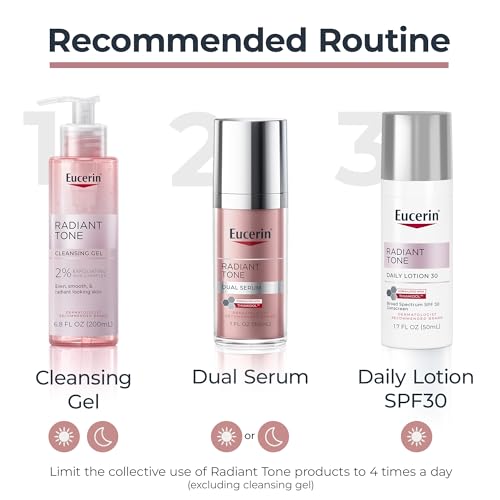 Eucerin Radiant Tone Dual Serum Dark Spot Corrector, Dark Spot Serum with Thiamidol