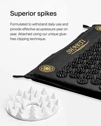 ShaktiMat Acupressure Mat Original Level, Organic Cotton GOTS Certified, HSA/FSA ShaktiMat Au supplements
