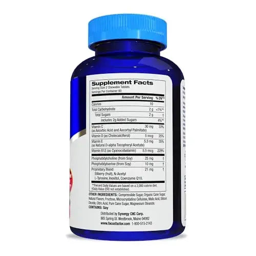 Focus Factor Kids Extra Strength Daily Chewable for Brain Health Support, 120 Count – Vitamins - Quality Formula Focus Factor Au supplements