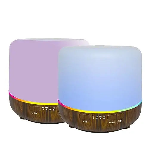 Scent Essential Oil Diffuser 2 Pack Max 200 ML Ultrasonic Cool Mist Humidifiers and Aromatherapy Otheya Au supplements