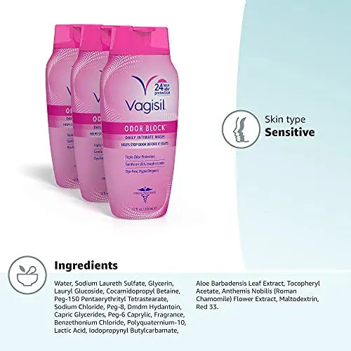 Vagisil Feminine Wash for Intimate Area Hygiene, Odor Block, Gynecologist Tested Vagisil Au supplements