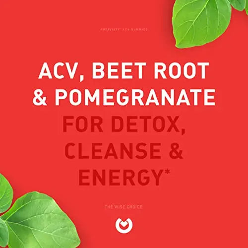 PUREFINITY Apple Cider Vinegar Gummies – Raw, Natural, Unfiltered ACV from The Mother PUREFINITY Au supplements