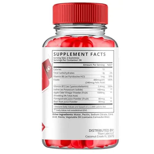 (3 Pack) SlimX Keto ACV Gummies, SlimX Keto ACV Advanced Weight Loss 1000MG Apple Titan Labs Au supplements