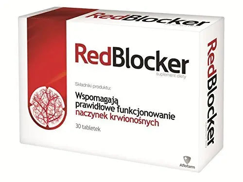 REDBLOCKER - 30 Tablets - a Dietary Supplement Ingredients Support: The Proper Functioning Aflofarm Au supplements