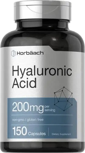 Hyaluronic Acid Supplement | 200 mg | 150 Capsules | Non-GMO and Gluten Free Supple Horbäach Au supplements