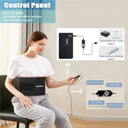 RJOYBAO Red Light Therapy Infrared Light Therapy Belt for Body,Red Light Therapy lamp RJOYBAO Au supplements