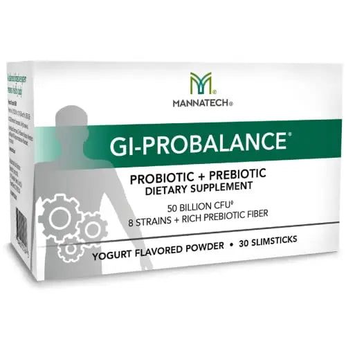 Mannatech Prebiotics and Probiotics, 30 Slimsticks, Yogurt Flavor, GI-ProBalance w/MannaBiotic Blend Mannatech Au supplements