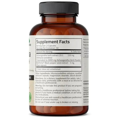 Futurebiotics Ashwagandha Extra Strength Stress & Mood Support with BioPerine Futurebiotics Au supplements