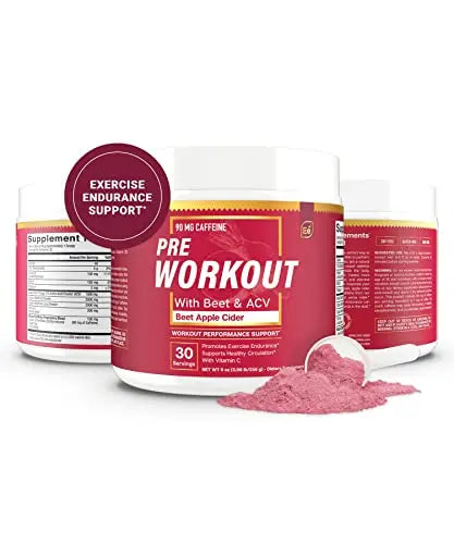Essential Elements PreWorkout Powder with Beet Root & ACV | Superfood Energy Supplement Essential Elements Au supplements