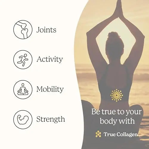 True Collagen Joint Peptides - Pack of 500ml, Berry Flavour | Dietary Supplements with Turmeric & Green Tea Extract True Collagen Au supplements