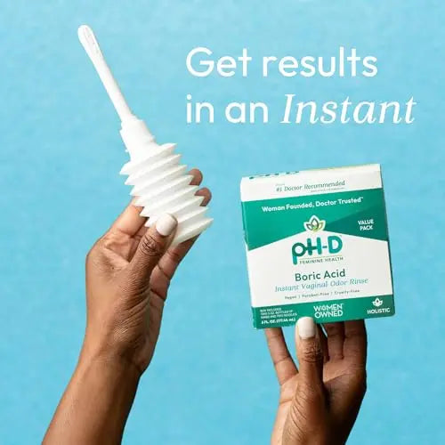 pH-D Feminine Health - Instant Odor Rinse with Boric Acid for Vaginal Odor - Vegan, Paraben-Free pH-D Feminine Health Support Au supplements