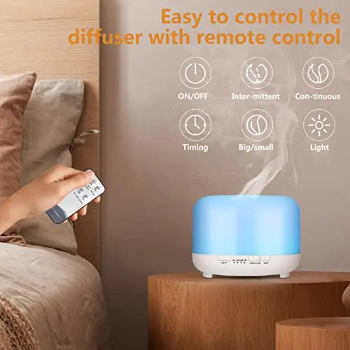 Hianjoo 450ml Essential Oil Diffuser, Electric Aroma Ultrasonic Aromatherapy Fragrant Oil Hianjoo Au supplements