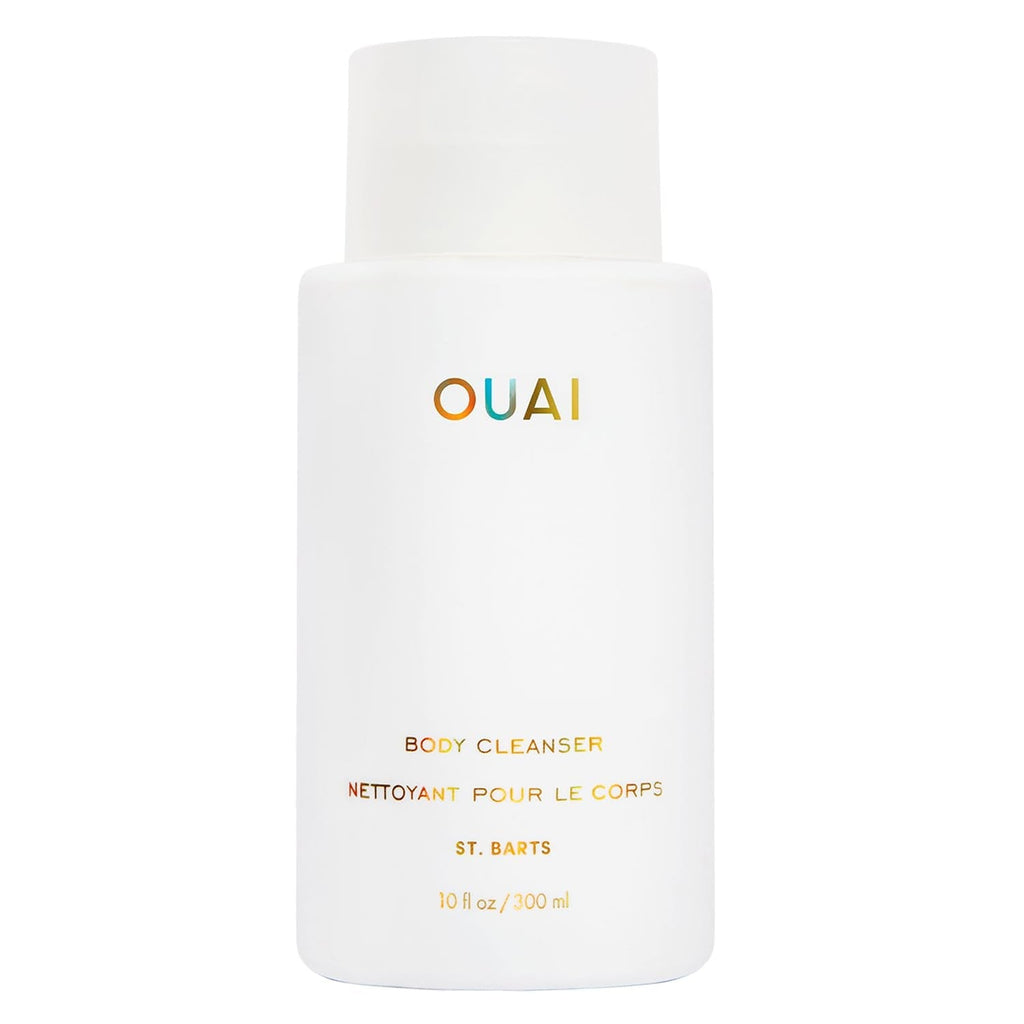 OUAI Body Cleanser, St. Barts - Foaming Body Wash with Jojoba Oil and Rosehip Oil to Hydrate, Nurture, Balance and Soften Skin - Paraben