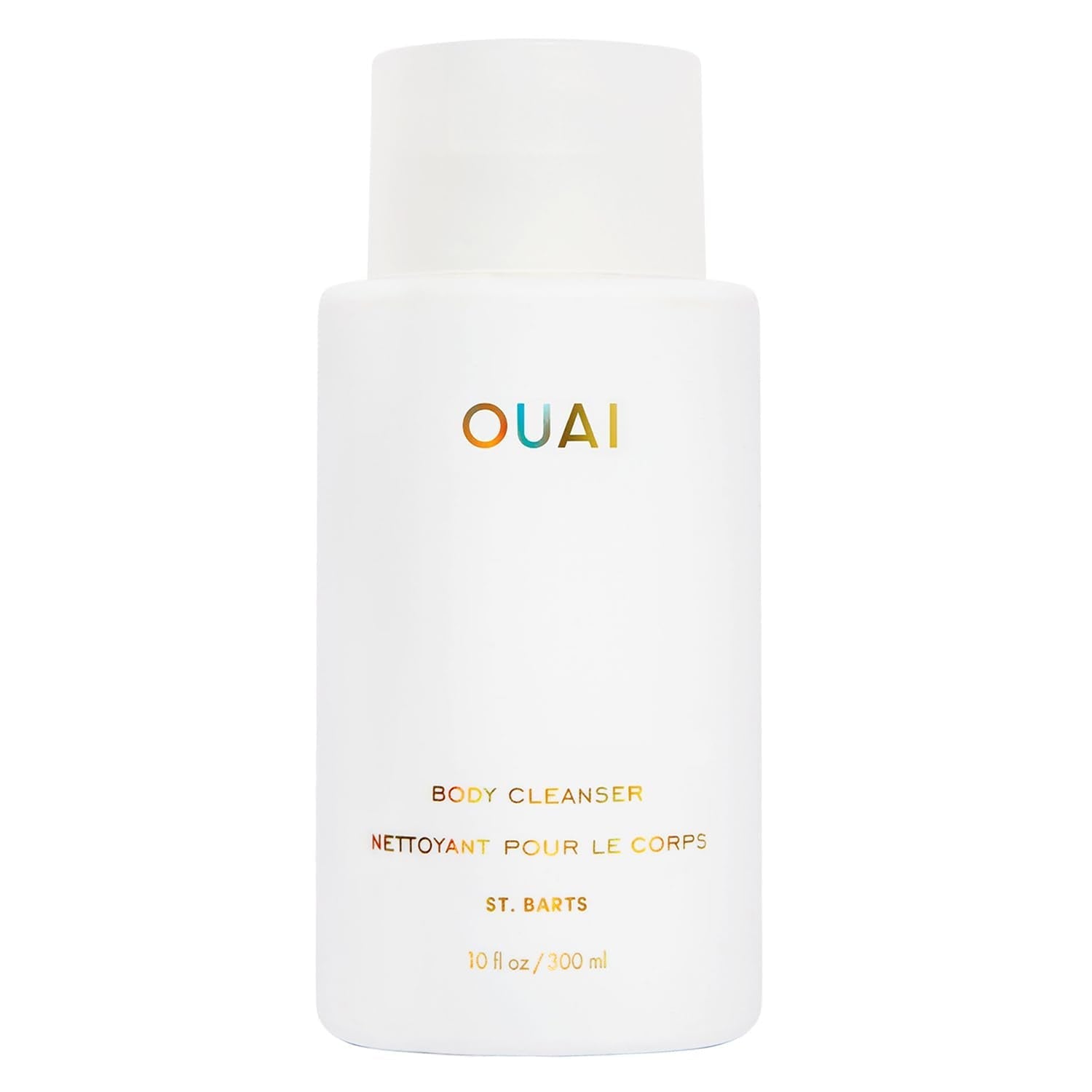 OUAI Body Cleanser, St. Barts - Foaming Body Wash with Jojoba Oil and Rosehip Oil to Hydrate, Nurture, Balance and Soften Skin - Paraben