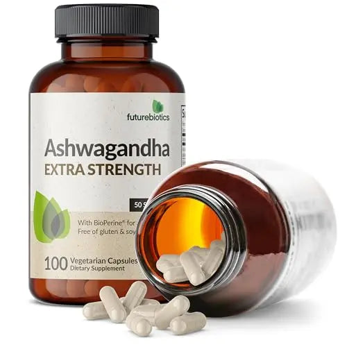 Futurebiotics Ashwagandha Extra Strength Stress & Mood Support with BioPerine Futurebiotics Au supplements
