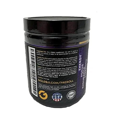 Gold BJJ PreRoll - Jiu Jitsu Pre Workout Supplement for Energy, Focus, and Endurance Gold BJJ Au supplements