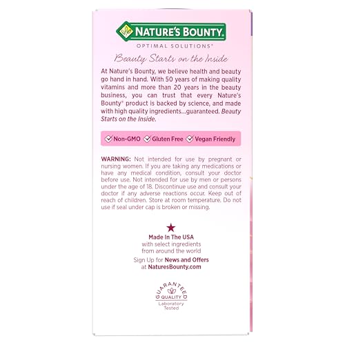Nature’s Bounty Optimal Solutions Advanced Menopause Relief, Menopause Supplement for Women featuring Siberian Rhubarb, Hotflash Relief, No added Hormones, Drug-Free, 30 Tablets, 30 Total Servings Nature's Bounty Au supplements