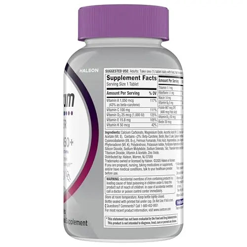Centrum Silver Women's Multivitamin for Women 50 Plus, Multivitamin/Multimineral Supplement with Vitamin D3, B Vitamins, Non-GMO Ingredients Centrum Au supplements