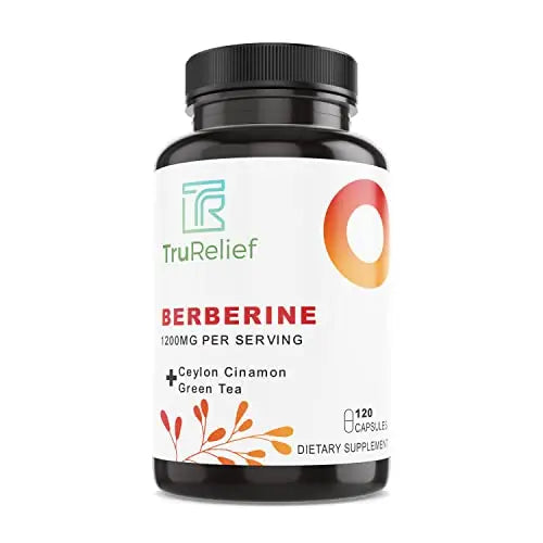 TR TRURELIEF Berberine 1200mg w/Ceylon Cinnamon & Green Tea - 120 Caps TR TRURELIEF Au supplements