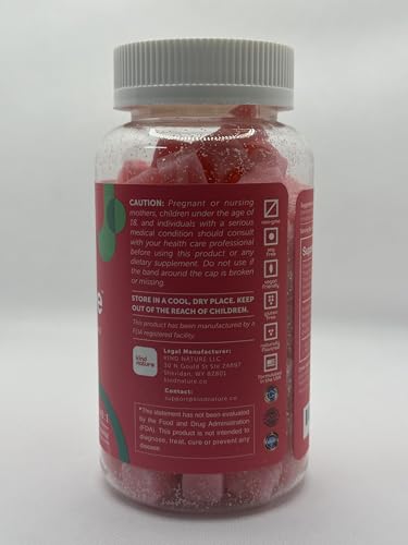 kindnature Myo-Inositol & D-Chiro Inositol Gummies for Women – 2000mg + 50mg, Ideal 40:1 Ratio – with Vitamin D & Folate – Hormone Balance Support – Vegan, Watermelon Flavor (120 Gummies) kindnature Au supplements