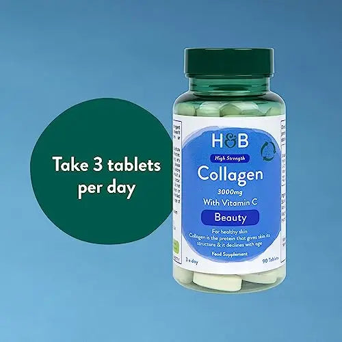 Holland & Barrett Bovine Collagen Tablet 3000mg 90 Tablets Holland & Barrett Au supplements