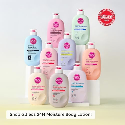 eos Shea Better Body Lotion Vanilla Cashmere, 24-Hour Moisture Skin Care, Lightweight