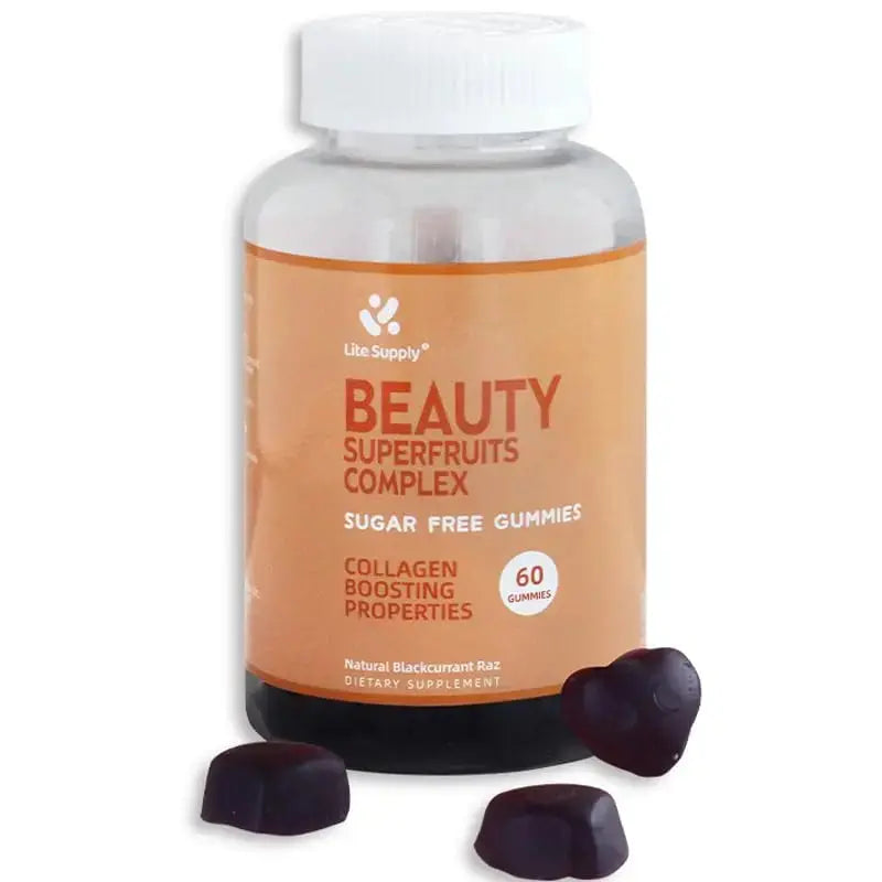 Women's Beauty Superfruits Complex and Multi Vitamin Gummies, 15 Essential Nutrients In One for Beauty Skin Hair Nails Lite Supply Au supplements