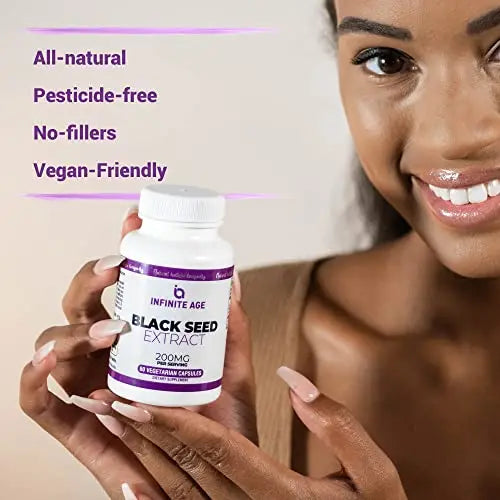 INFINITE AGE Dry Organic Black Seed Oil Extract Capsules - Nigella Sativa Seed Extract INFINITE AGE Au supplements