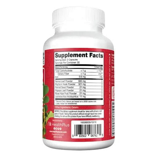 Health Plus Super Colon Cleanse Digestive Support | Constipation Relief to Reduce Bloating Health Plus Au supplements