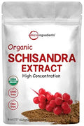 Organic Schisandra Extract Powder, 8 Ounce, Traditional Adaptogen and Filler Micro Ingredients Au supplements
