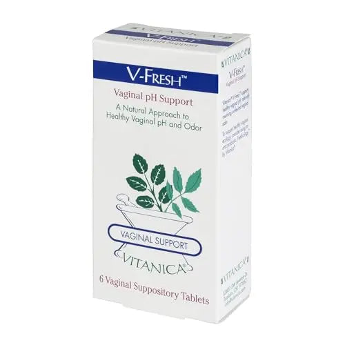 Vitanica, V-Fresh, Vaginal pH Support, 6 Suppositories Vitanica Au supplements