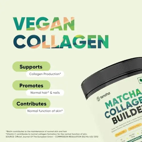 Collagen Supplements for Women & Men, 30 Servings, 150 GM | 100% Vegan Collagen Powder Tencha Au supplements