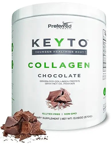 Keto Collagen Protein Powder with MCT Oil – Keto and Paleo Friendly Grass Fed and Pasture Preferred Elements Au supplements