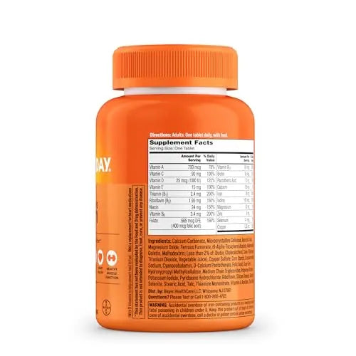 One A Day Multivitamin for Women- Daily Vitamins for Woman with Biotin, Calcium, Folic Acid, Iron & Zinc, Complete Women’s Vitamins ONE A DAY Au supplements