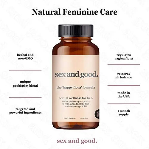 The Happy Flora Formula, Vaginal Health Supplements, Probiotics and Herbal Supplements Sex And Good Au supplements