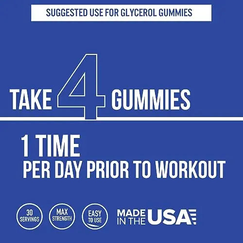 VitaPatch Premium Grade Glycerol Gummies Stim Free Pre Workout - Intense Pump VitaPatch Au supplements