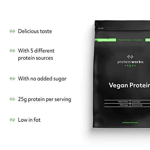Protein Works - Vegan Protein Powder | Plant Based Protein Shake | Vegan Blend | Gluten Free | 66 Servings Protein Works Au supplements