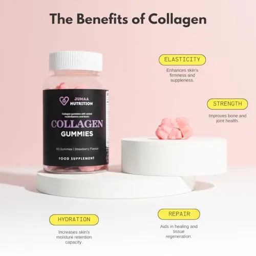 Halal Collagen & Multivitamin Gummies | Type 1 & 3 | 550mg Marine Collagen | 1 Month Supply Jumaa Nutrition Au supplements