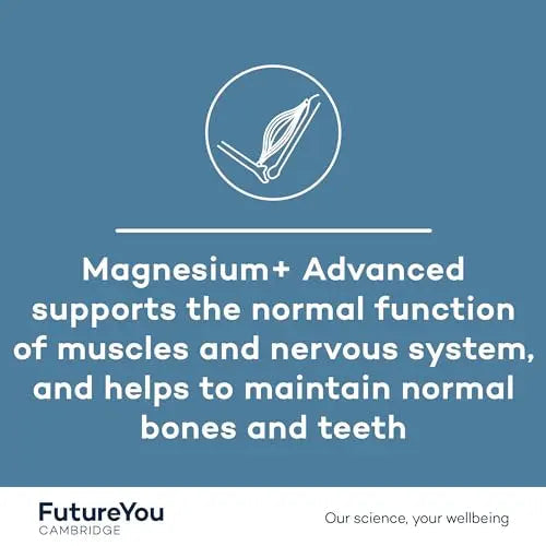 FutureYou Magnesium+ Advanced (28 Capsules). High Strength Magnesium Supplements for Women & Men FutureYou Cambridge Au supplements