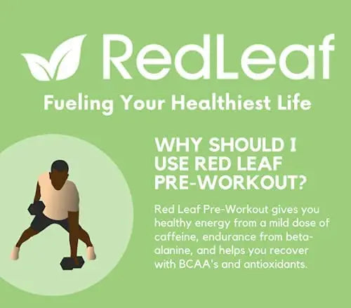 Red Leaf Pre Workout Energizer Powder, BCAA's, Beta-Alanine, Amino Acids and Green Tea Red Leaf Au supplements