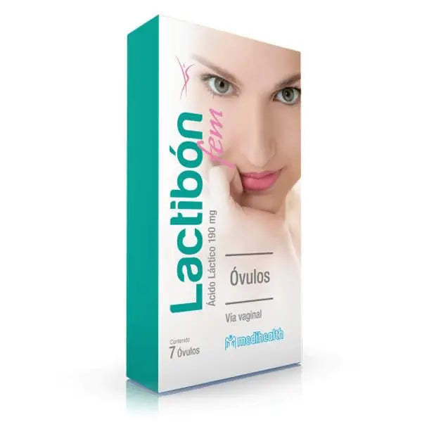 Lactibon Fem Ovulos Original Used on The Treatment of Infection, Box with 7 Unit of 190 mg Generic Au supplements