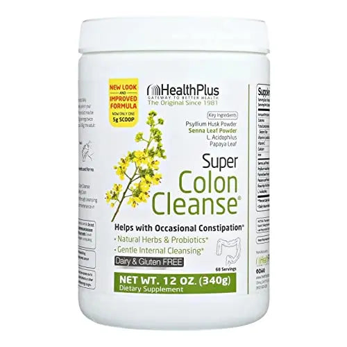 Health Plus Super Colon Cleanse - 10-Day Cleanse - Detox, Gluten Free, Dairy Free Health Plus Au supplements