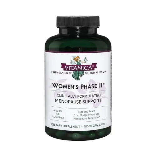 Vitanica Women's Phase II, Menopause Support, Vegan, 180 Capsules Vitanica Au supplements