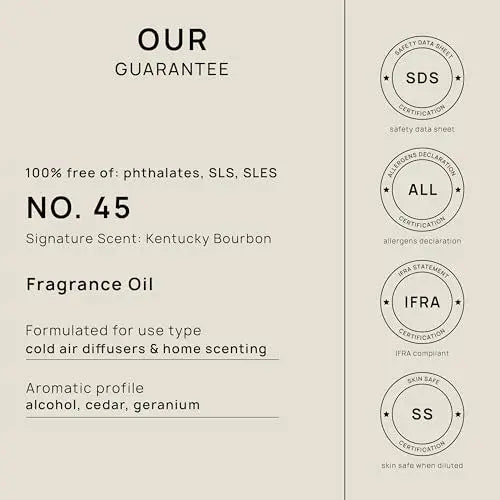 VINEVIDA [16 Fl Oz] Kentucky Bourbon Fragrance Oil for Cold Air Diffusers, Essential Oils for Diffuser Oil VINEVIDA Au supplements