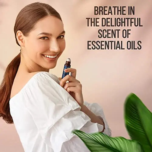 Stress Ease Essential Oil Roll On Blend 10ml - Natural Stress Relief Essential Oils Roll Nexon Botanics Au supplements