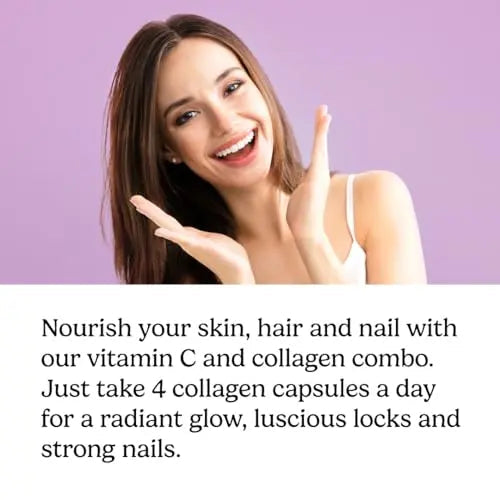 Humanz Collagen Capsules - Marine Collagen with Vitamin C - Collagen Supplements for Women & Men Humanz Au supplements