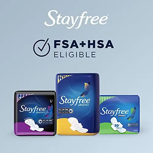 Stayfree Maxi Pads for Women, Super - 66 Count Stayfree Au supplements