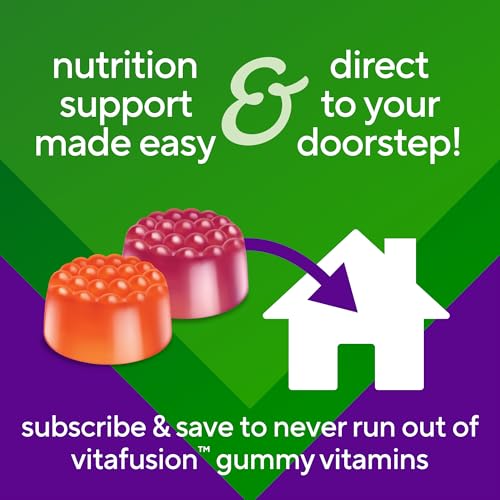 vitafusion Vitamin D3 Gummies, Bone and Immune Support, Peach, Blackberry, Strawberry Flavored