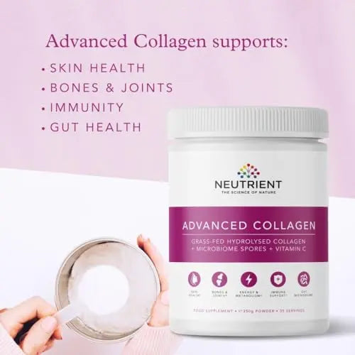 Neutrient™ Advanced Collagen Powder Supplement, Hydrolyzed Collagen Peptides Neutrient the science of nature Au supplements