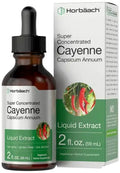 Cayenne Pepper Liquid Extract | 2 fl oz | Vegetarian, Non-GMO, Gluten Free Supplement Horbäach Au supplements